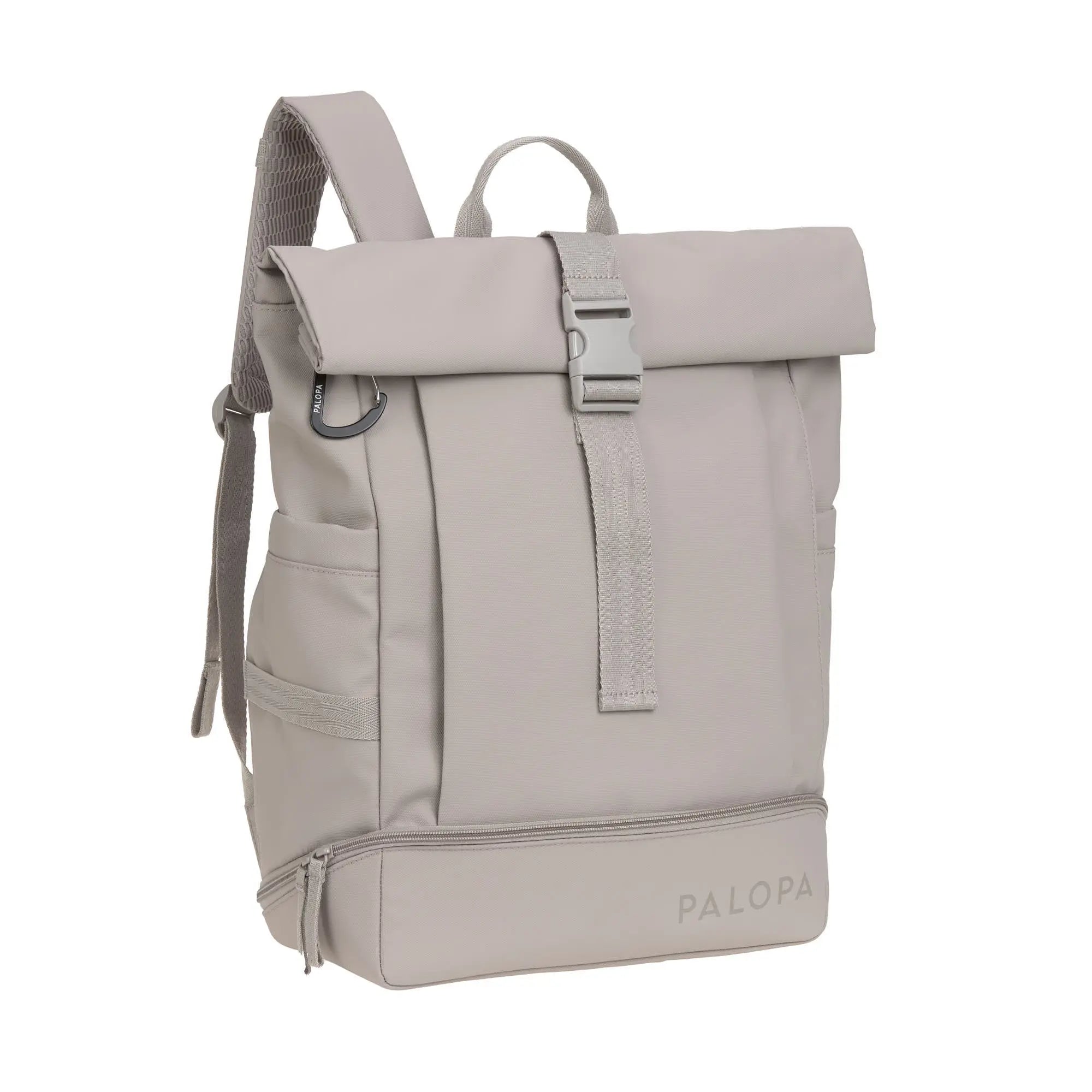 Rolltop Rucksack - Yoska, Taupe Lässig