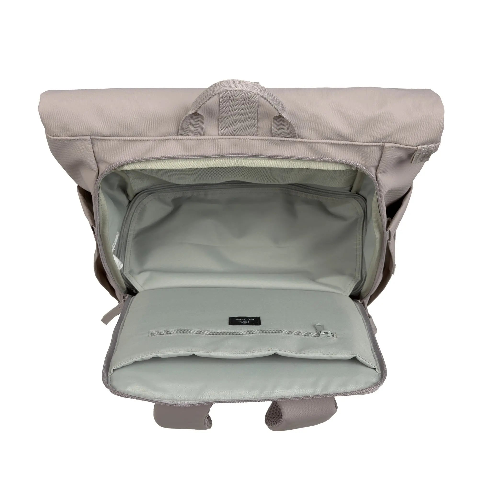 Rolltop Rucksack - Yoska, Taupe Lässig