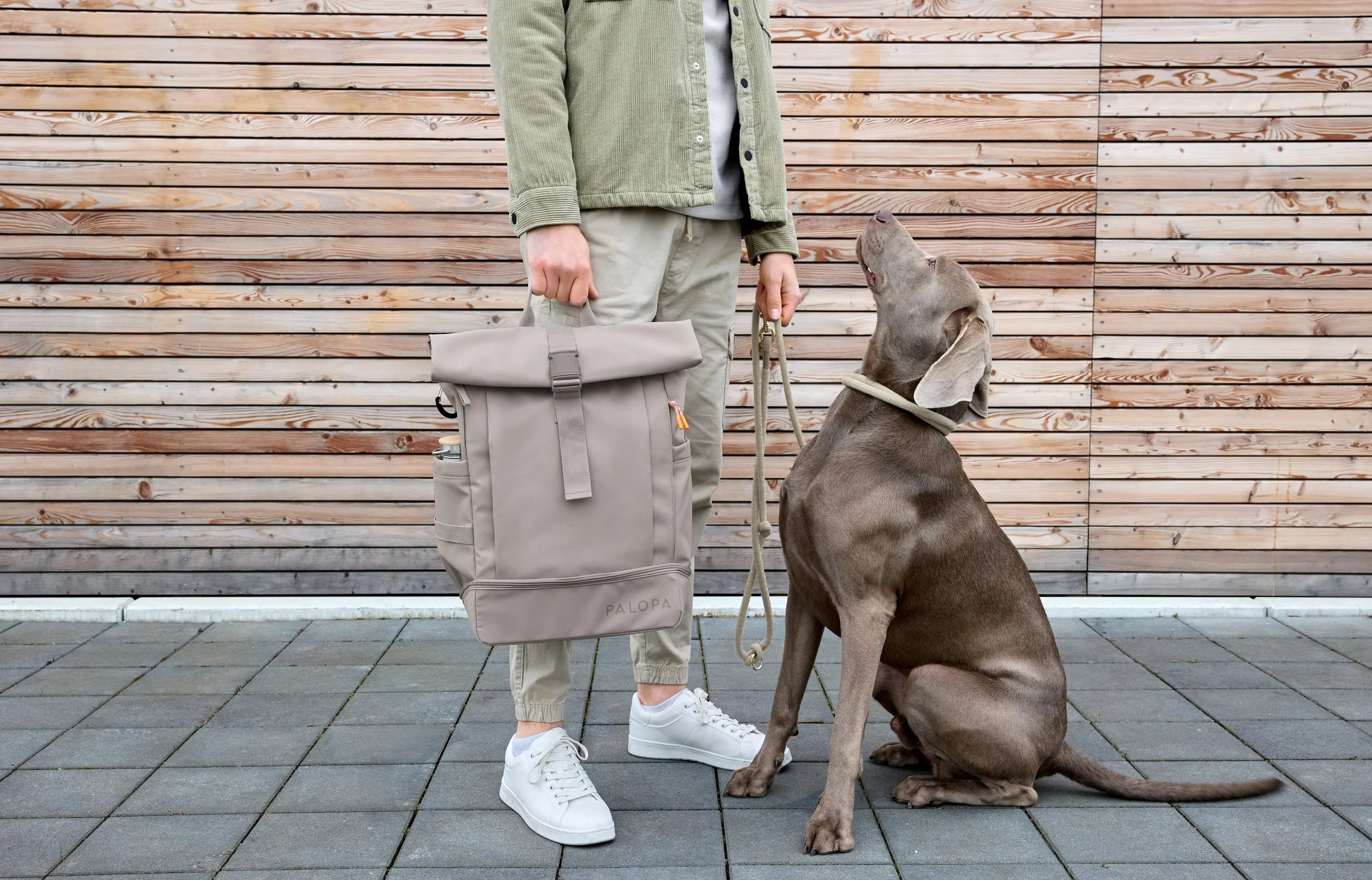 Rolltop Rucksack - Yoska, Taupe PALOPA